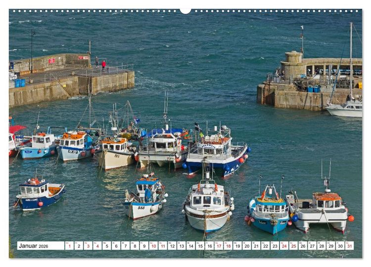 Produktbild: Faszinierende Ansichten von Cornwall (hochwertiger Premium Wandkalender 2026 DIN A2 quer), Kunstdruck in Hochglanz