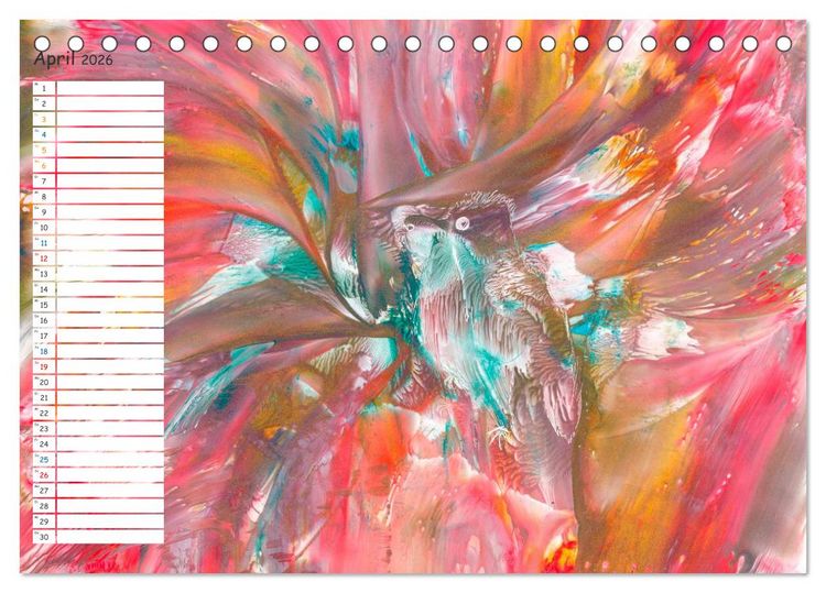 Produktbild: Faszination Malerei - Planer (Tischkalender 2026 DIN A5 quer), CALVENDO Monatskalender