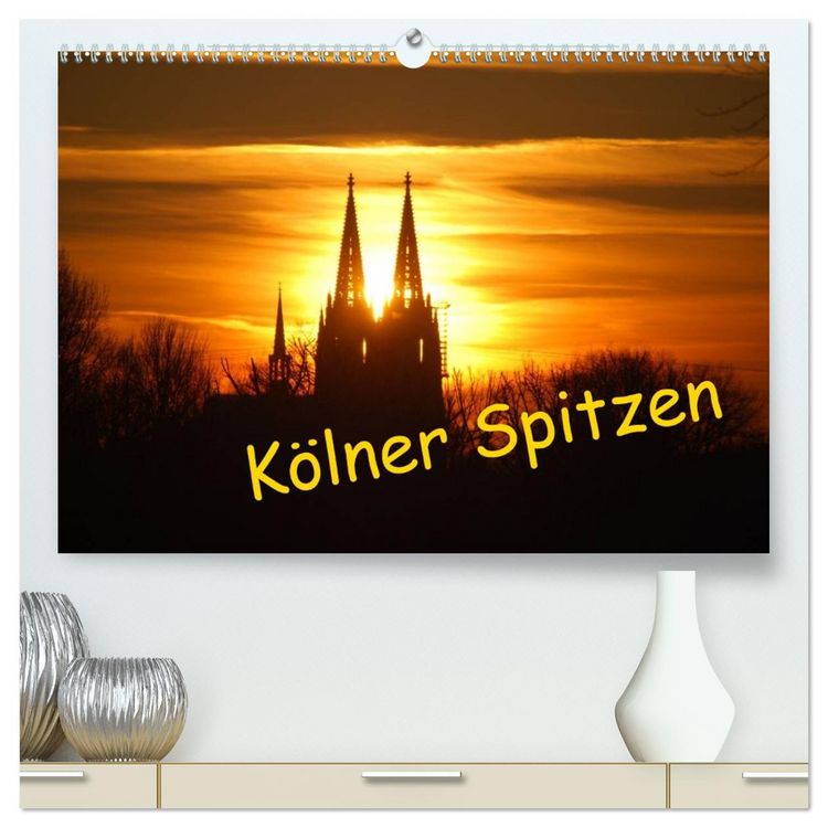 Produktbild: K&ouml;lner Spitzen (hochwertiger Premium Wandkalender 2026 DIN A2 quer), Kunstdruck in Hochglanz