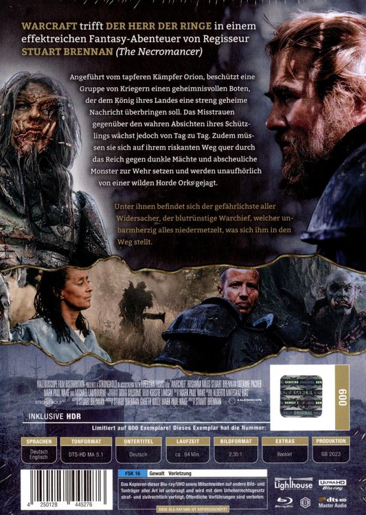 Produktbild: Warchief - Angriff der Orks - Limited Edition auf 600 St&uuml;ck (4K Ultra HD) (+ Blu-ray)