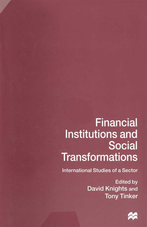 Produktbild: Financial Institutions and Social Transformations