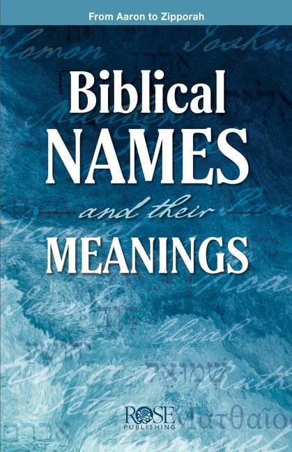 Produktbild: Biblical Names and Their Meanings