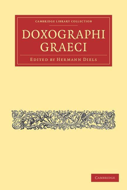 Produktbild: Doxographi Graeci