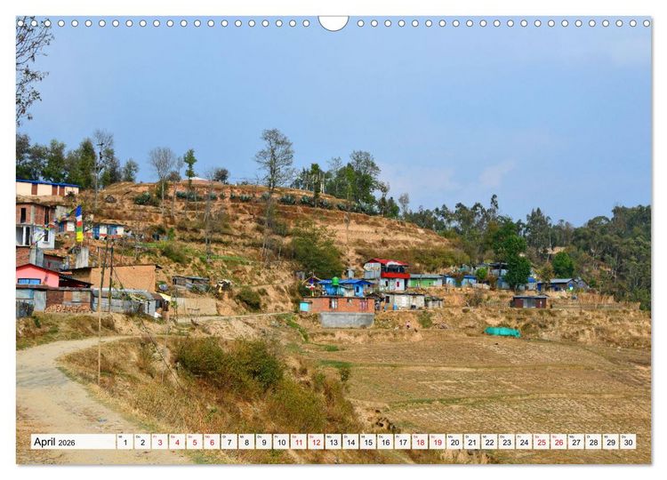 Produktbild: Im Kathmandutal (Wandkalender 2026 DIN A3 quer), CALVENDO Monatskalender