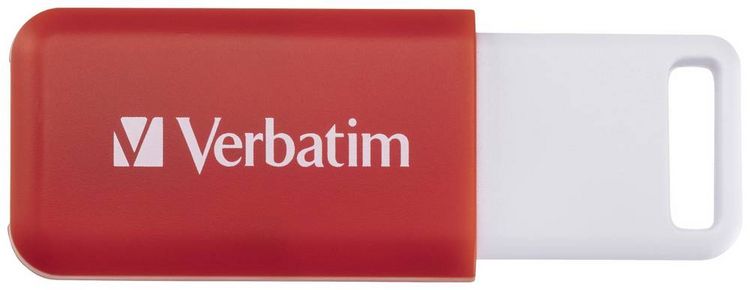 Produktbild: Verbatim V DataBar USB 2.0 Drive USB-Stick 16 GB Rot 49453 USB-A (USB 2.0)