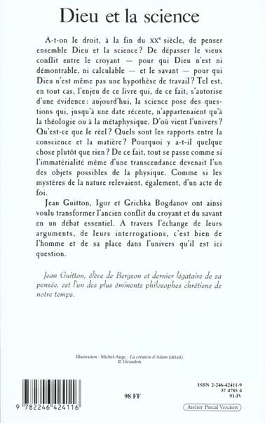 Produktbild: Dieu et la science : vers le m&eacute;tar&eacute;alisme
