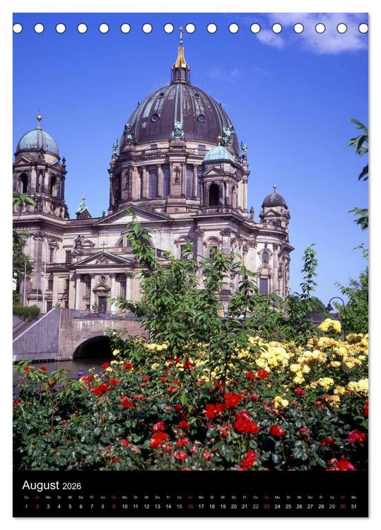 Produktbild: Weltstadt Berlin (Tischkalender 2026 DIN A5 hoch), CALVENDO Monatskalender