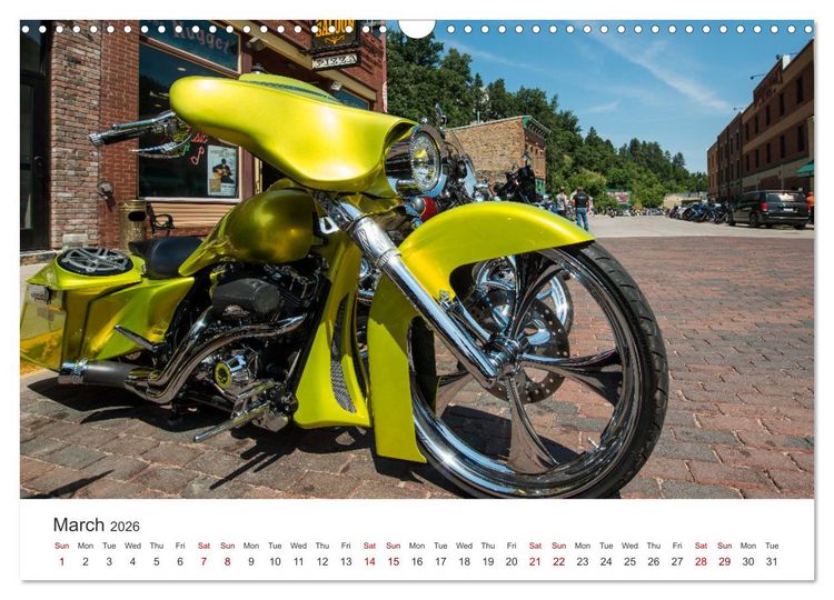 Produktbild: Sturgis - The most famous motorcycle rally in the world (Wall Calendar 2026 DIN A3 landscape), CALVENDO 12 Month Wall Calendar