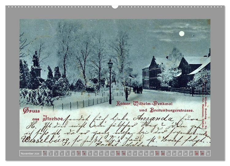 Produktbild: Gru&szlig; aus Itzehoe (hochwertiger Premium Wandkalender 2026 DIN A2 quer), Kunstdruck in Hochglanz