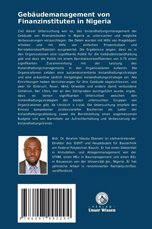 Produktbild: Geb&auml;udemanagement von Finanzinstituten in Nigeria