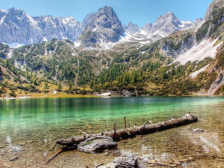 Produktbild: CALVENDO Puzzle Seebensee - Tirol - Ehrwald - &Ouml;sterreich | 1000 Teile Lege-Gr&ouml;&szlig;e 64x48cm Foto-Puzzle f&uuml;r gl&uuml;ckliche Stunden
