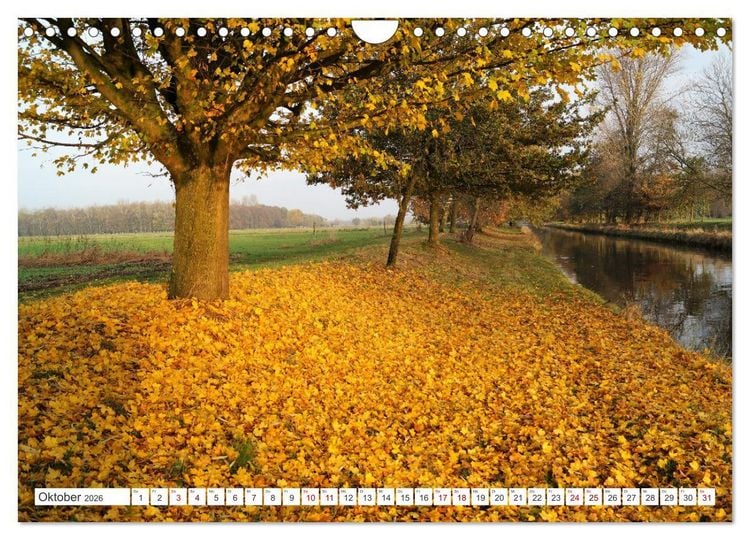 Produktbild: Die Niers im Jahreslauf (Wandkalender 2026 DIN A4 quer), CALVENDO Monatskalender