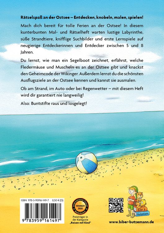 Produktbild: Mein Ostsee-R&auml;tsel- und Malheft