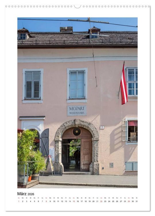 Produktbild: Wundersch&ouml;nes SALZBURG (Wandkalender 2026 DIN A2 hoch), CALVENDO Monatskalender