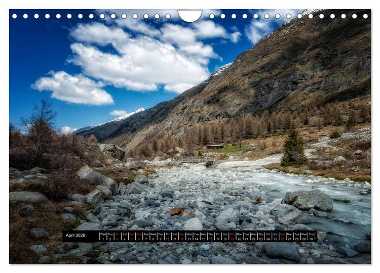 Produktbild: Landscapes of Swiss Alps (Wall Calendar 2026 DIN A4 landscape), CALVENDO 12 Month Wall Calendar