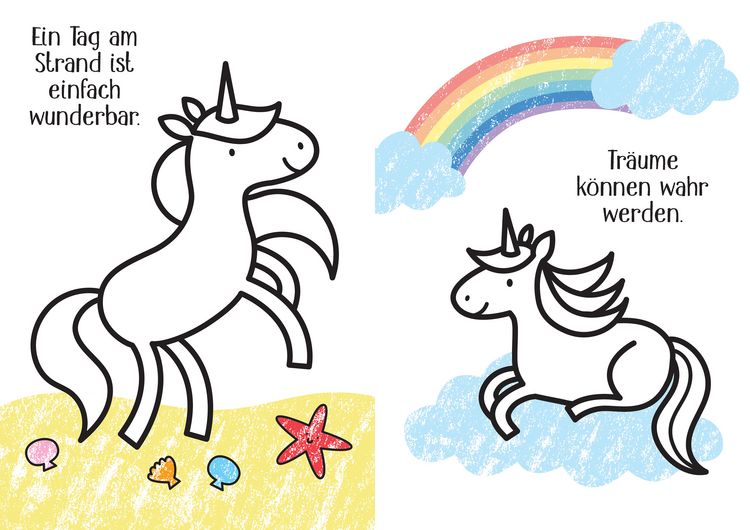 Produktbild: Kleine Kreativ-Werkstatt &ndash; Mein Ganz-einfach-Ausmalen-Koffer: Feen, Meerjungfrauen, Einh&ouml;rner