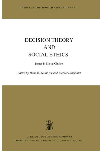 Produktbild: Decision Theory and Social Ethics