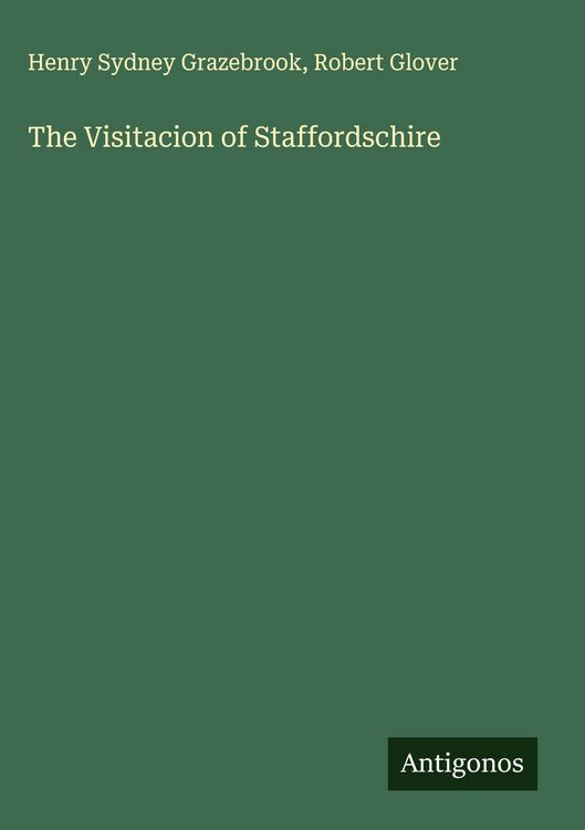 Produktbild: The Visitacion of Staffordschire