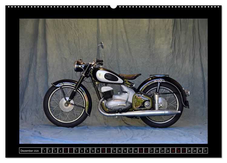 Produktbild: DKW RT 175 - Ein Motorrad der Auto Union (hochwertiger Premium Wandkalender 2026 DIN A2 quer), Kunstdruck in Hochglanz