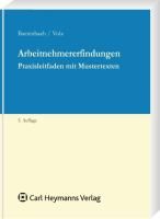 Produktbild: Arbeitnehmererfindungen