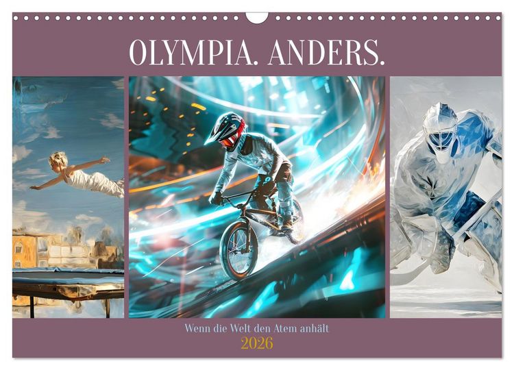 Produktbild: Olympia. Anders. (Wandkalender 2026 DIN A3 quer), CALVENDO Monatskalender