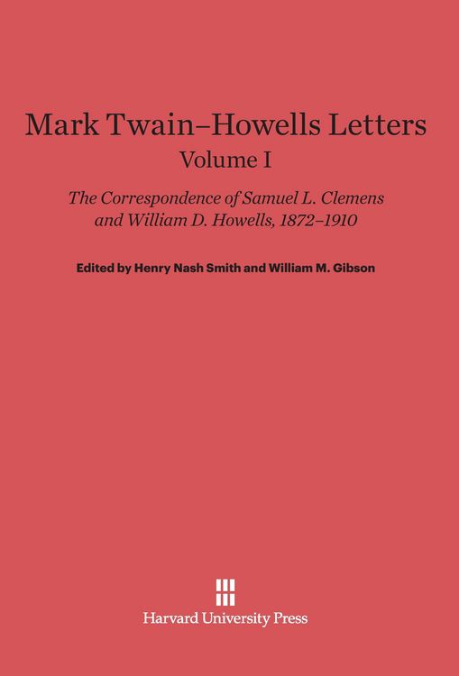 Produktbild: Mark Twain-Howells Letters, Volume I