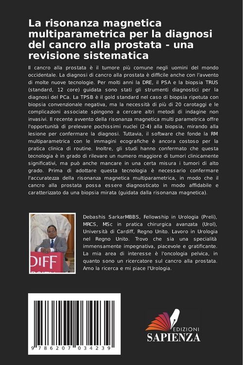 Produktbild: La risonanza magnetica multiparametrica per la diagnosi del cancro alla prostata - una revisione sistematica
