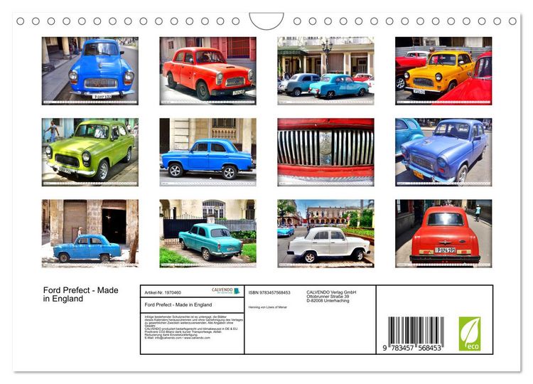 Produktbild: Ford Prefect - Made in England (Wandkalender 2026 DIN A4 quer), CALVENDO Monatskalender