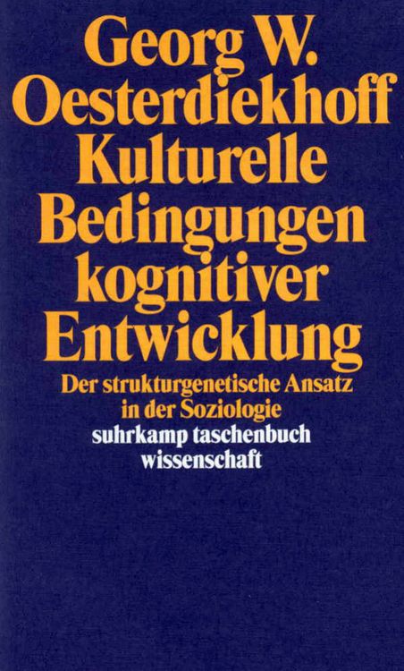 Produktbild: Kulturelle Bedingungen kognitiver Entwicklung
