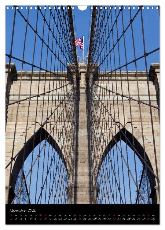 Produktbild: New York City (Wandkalender 2026 DIN A3 hoch), CALVENDO Monatskalender