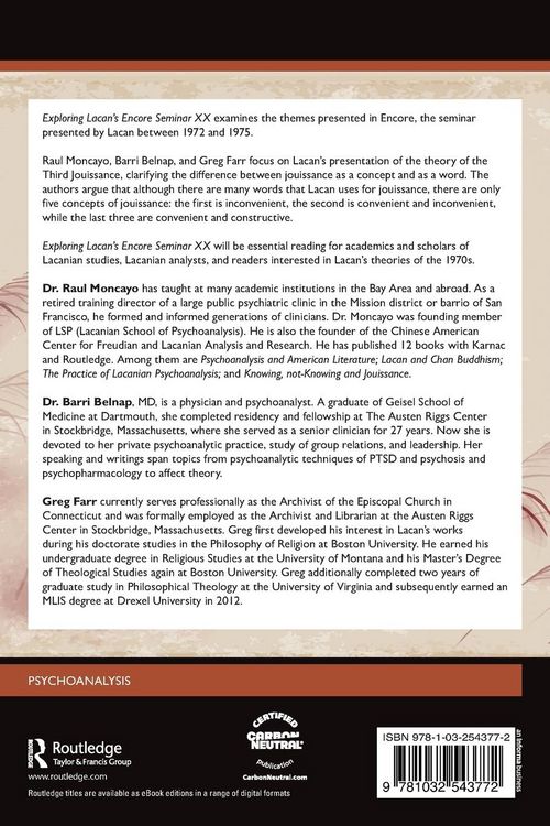 Produktbild: Exploring Lacan's Encore Seminar XX