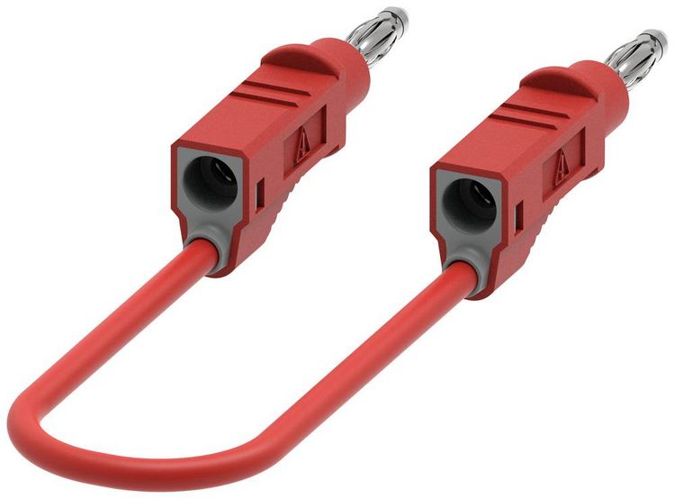 Produktbild: Electro PJP 2110-CD1-25R Messleitung Bananenstecker Bananenstecker 25cm Rot 1St.