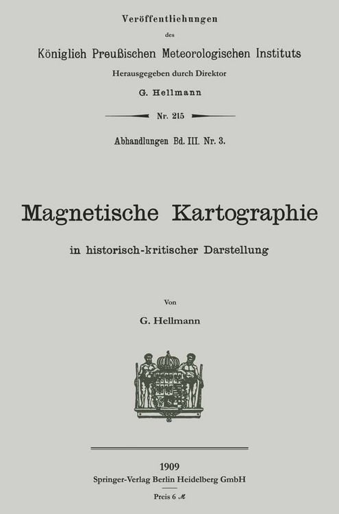 Produktbild: Magnetische Kartographie in historisch-kritischer Darstellung
