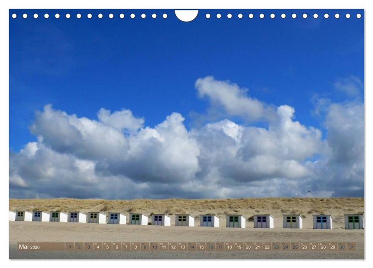 Produktbild: Strandwanderungen auf Texel (Wandkalender 2026 DIN A4 quer), CALVENDO Monatskalender