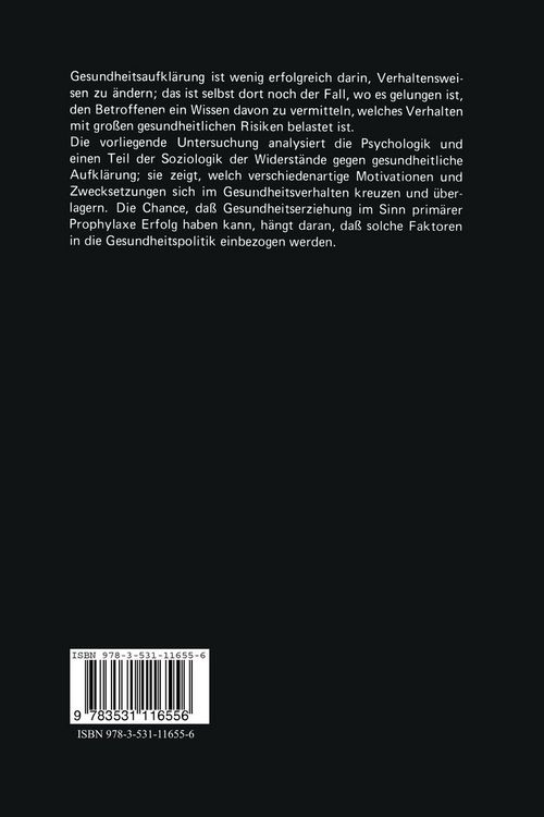 Produktbild: Gesundheitsverhalten und Krankheitsgewinn