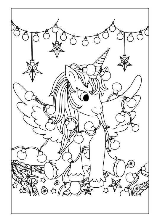 Produktbild: Einhorn Malbuch