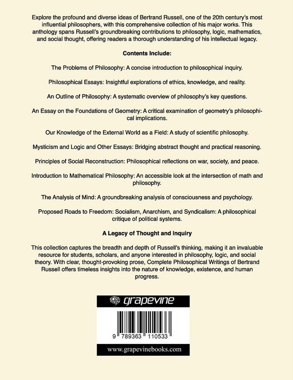 Produktbild: Complete Philosophical Writings of Bertrand Russell