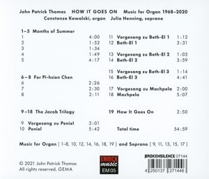 Produktbild: Thomas, J: How It Goes On