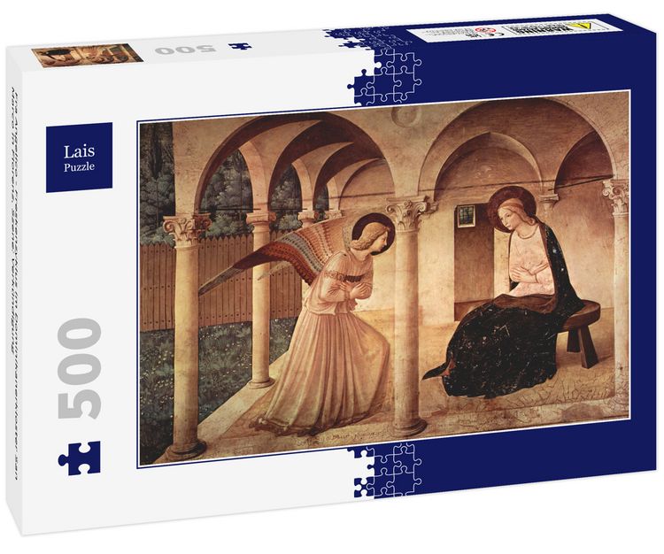 Produktbild: Lais Puzzle Fra Angelico - Freskenzyklus im Dominikanerkloster San Marco in Florenz, Szene: Verk&uuml;ndigung 500 Teile