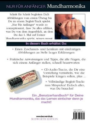 Produktbild: 'Nur f&uuml;r Anf&auml;nger' - Mundharmonika (mit CD)