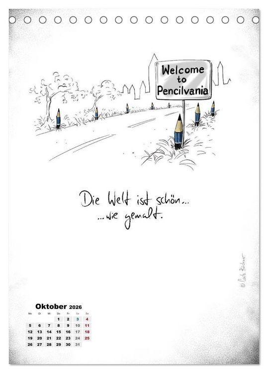 Produktbild: NEUES JAHR, NEUER SPASS... (Tischkalender 2026 DIN A5 hoch), CALVENDO Monatskalender