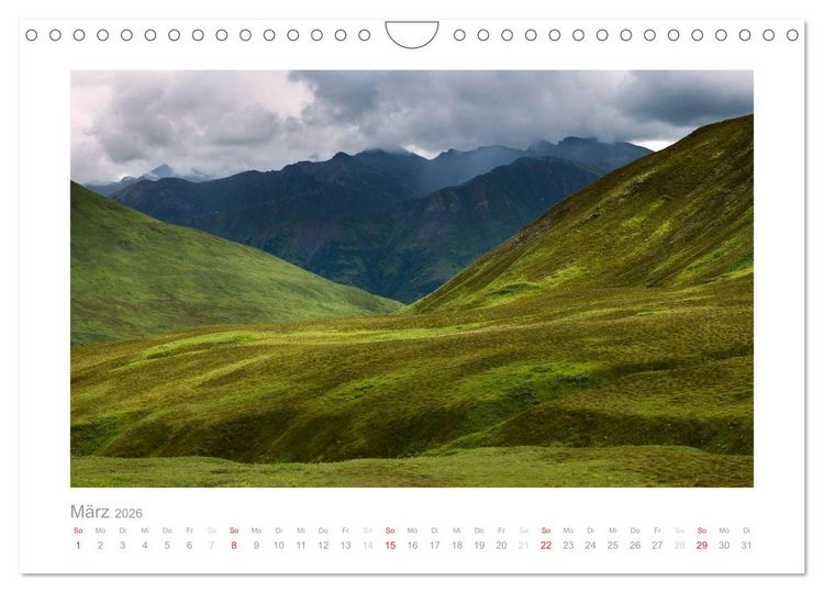 Produktbild: Alaska 2026 (Wandkalender 2026 DIN A4 quer), CALVENDO Monatskalender