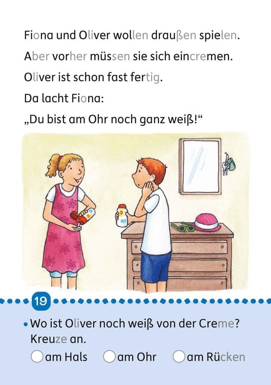Produktbild: Lesen lernen 1. Klasse f&uuml;r Jungen und M&auml;dchen - Sommer, Ferien, Sonnenschein