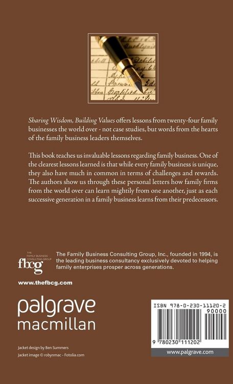Produktbild: Sharing Wisdom, Building Values