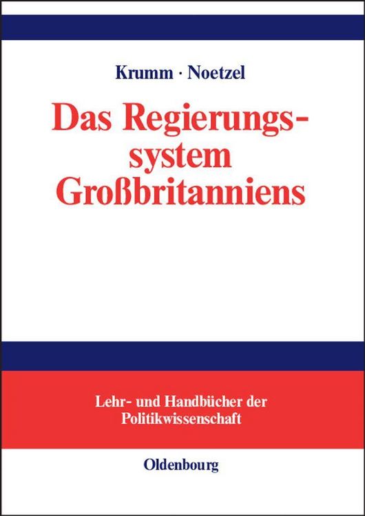 Produktbild: Das Regierungssystem Gro&szlig;britanniens