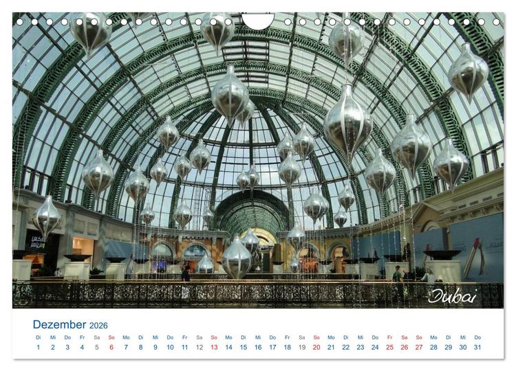 Produktbild: Vereinigte Arabische Emirate (Wandkalender 2026 DIN A4 quer), CALVENDO Monatskalender