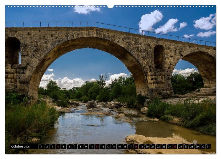 Produktbild: Un &eacute;t&eacute; en Provence dans le Luberon (Calendrier mural 2026 DIN A2 vertical) calendrier de bureau