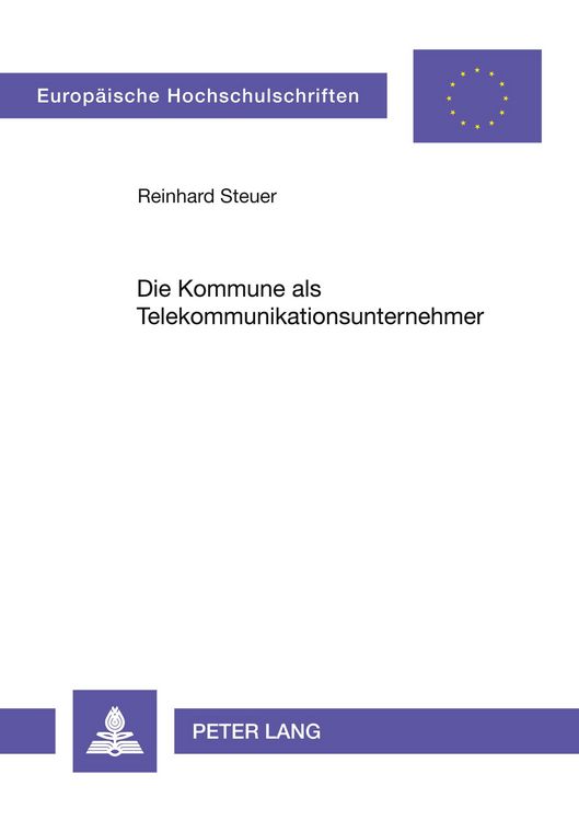 Produktbild: Die Kommune als Telekommunikationsunternehmer