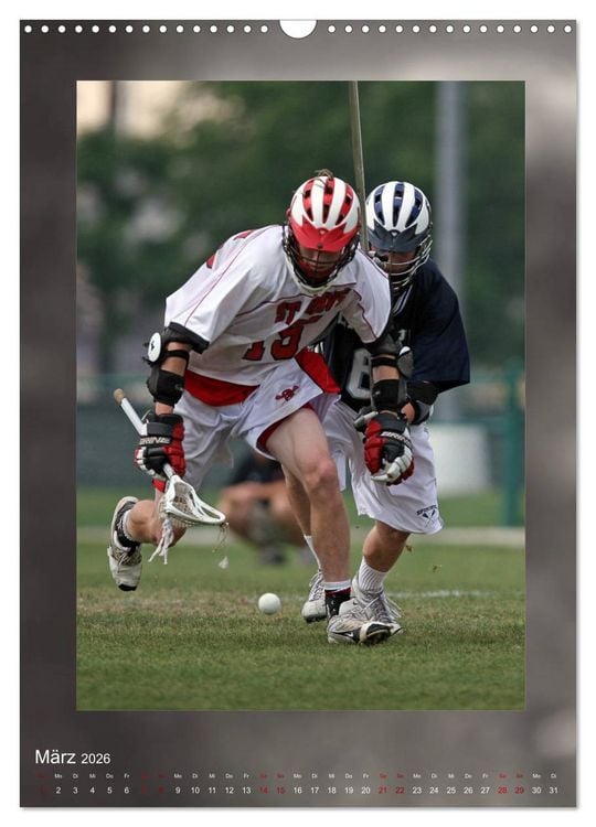 Produktbild: Teamsport - LACROSSE (Wandkalender 2026 DIN A3 hoch), CALVENDO Monatskalender