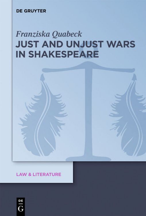 Produktbild: Just and Unjust Wars in Shakespeare